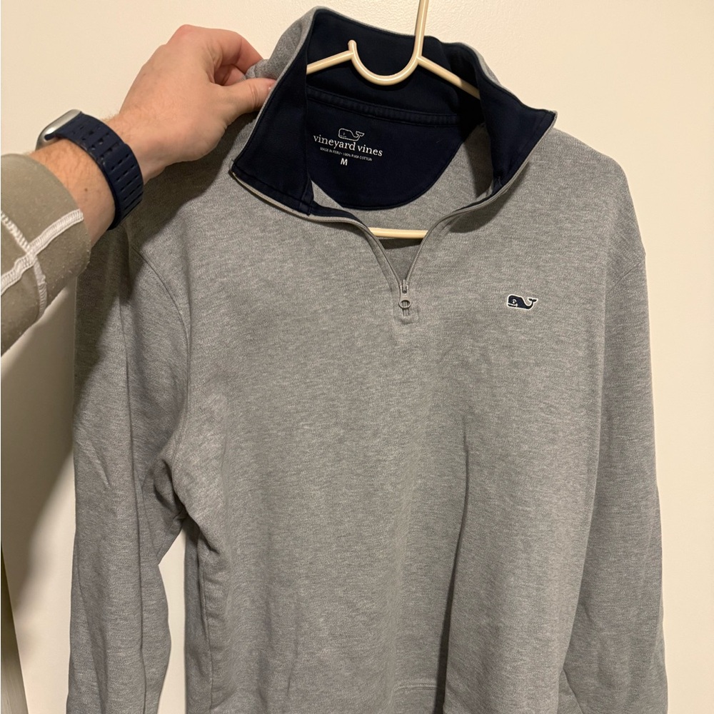 Vineyard Vines 1/4 zip mens medium